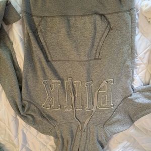 vc pink hoodie ( grey )